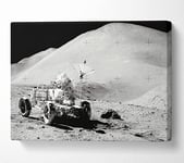 Moon Buggy Canvas Print Wall Art - Double XL 40 x 56 Inches