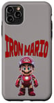 iPhone 11 Pro Max Iron Mario Cartoon Design Case