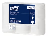 Toiletpapir Tork Universal T4 Ø10,4Cm 50,4M 1-Lags Fsc Hvid,8 Pk X 6 Rl/Krt