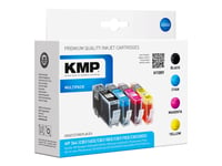 Kmp Multipack H108v - 4-Pack - Svart, Gul, Cyan, Magenta - Kompatibel - Bläckpatron (Alternativ För: Hp 364, Hp Cb316ee, Hp Cb318ee, Hp Cb319ee, Hp Cb320ee) - För Hp Deskjet 35Xx  Photosmart 55Xx, 55Xx B111, 65Xx, 7510 C311, 7520, Wireless B110