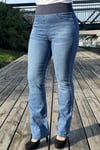 Freequent Shantal Bootcut Längd 30 Denim Dam Medium Blue