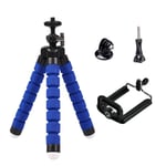 DBPOWER-Mini trépied flexible pour Gopro,accessoires pour Action 3 ktAkaso,Brave Apeman,Black Max,Octopus Fore12,11,10,9,8,7 - Type blue4