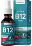 Vitamin B12 Spray 2500mcg (59ml)  High Strength Supplement Natural Berry Flavour