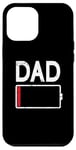 iPhone 12 Pro Max Tired Dad Weak Phone Battery Empty Daddy Papa Father's Day Case