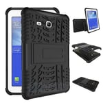 Samsung Galaxy Tab 3 Lite 7.0 T110    Heavy Duty Case    Black