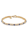 Serena Bracelet X Evil Eye - Greek Blue