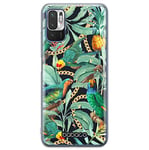 Babaco ERT GROUP mobile phone case for Xiaomi REDMI NOTE 10 5G / POCO M3 PRO original and officially Licensed pattern Flowers 058 optimally adapted to the shape of the mobile phone, case made of TPU