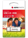 Agfa USB Flash Drive 2.0 - 8GB - Minnepenn