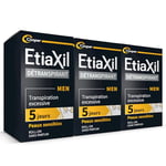 ETIAXIL – Déodorant Détranspirant – Homme - Traitement Transpiration Excessive - Aisselles – MEN Peaux Sensibles - Efficacité 5 jours - 3x15 ml