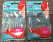 Stocking Filler Tepe Interdental Brushes RED Size 2  x 4 Packs