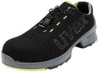 Uvex 1 Work Shoe - Safety Trainer S1 SRC ESD - Lime-Black - Size 13