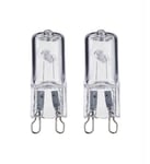 G9 2-pack Halogen Klar 2800K 60W Dimbar