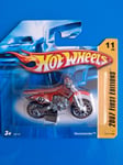 Wastelander first editions 11 🔥 1:64 Hot wheels 2007 moto rouge Mattel z7