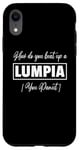 Coque pour iPhone XR Art lumpia cool pour hommes femmes philippin Snack Lumpia Lover