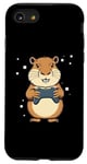 Coque pour iPhone SE (2020) / 7 / 8 Capybara Jeux vidéo rétro amusants pour enfants, hommes et femmes