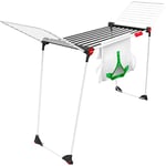 Vileda Soft Care Table, Grand séchoir à Linge, évite Les Marques des Fils, Ergonomique, Facile à Ranger, intérieur et extérieur, Pliable