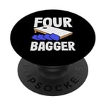 Planche Four Bagger Cornhole Fun Sport Vibes PopSockets PopGrip Adhésif