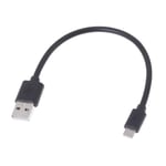 SiGN USB-kaapeli Lightning 2.4A, iPhone & iPad, 25cm - musta