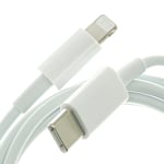 IPHONE + IPAD Lightning To USB Type C Data Charge Cable MQGJ2ZM/A White 1m