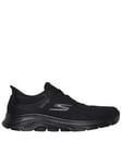 Skechers Go Walk 7 Valin Slip In Trainer - Black, Black, Size 8, Women