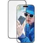 PanzerGlass Ultra-wide Fit Ceramic -skyddsglas, iPhone 16 Pro, svart