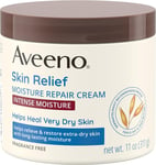 Aveeno Skin Relief Intense Moisture Repair Cream with 311 g (Pack of 1)