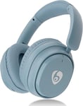 Casque sans fil Bluetooth 5.3 - Casque Bluetooth Over Ear,son stéréo HiFi Microphone intégré,60 heures de lecture,casque Bluetooth pliable pour Voyage/Téléphone/PC/Bureau,Bleu