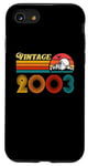 Coque pour iPhone SE (2020) / 7 / 8 Chemise 22e anniversaire 22 ans hommes femmes rétro vintage 2003