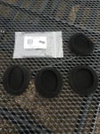 4 Headphone Foam Ear Pad Cover 80mm Headset Earphone Earpads Headphones Black