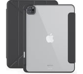 EPICO Hero 12.9" iPad Pro Smart Cover - Clear & Black, Black,Clear