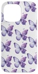 iPhone 14 Pro Max Lilac Butterfly Lavender Purple Blossoming Floral Botanical Case