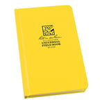 Rite in the Rain Waterproof Paper Fabrikoid Side Bound Book Yellow 160 pages 80 Sheets White Waterproof Paper Imperial & Metric Rulers Numbered pages Legally Defensible Sewn Bound Case 43/4 Inch x 71/2-Inch