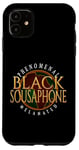 Coque pour iPhone 11 Sousaphone noir phénoménal mélané HBCU