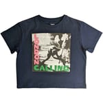 The Clash Ladies Crop Top: London Calling (X-Large)