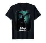 Silent Hunter, Patriotic and Mysterious Trump season Hunting T-Shirt