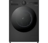 LG VX75 Series AI Direct Drive F4X7511TBB WiFi-enabled 11 kg 1400 Spin Washing Machine - Matte Black, Black