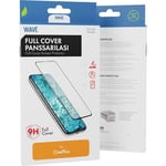 Wave Full Cover -panssarilasi, OnePlus Nord CE4 Lite, musta kehys