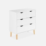 Commode pour enfant. 4 tiroirs. pieds en pin