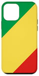 Coque pour iPhone 12 mini Drapeau de la République du Congo Proud Patriot Souvenir Fan