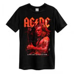 Amplified Unisex Adult Live At Donington AC/DC T-Shirt - XXL