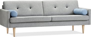 Stouby Jive Sofa 3 pers, Grå, L 223 cm