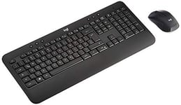 Logitech MK540 Advanced Wireless Keyboard and Mouse Combo for Windows, QWERTZ German Layout - Black
