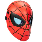 SPIDER-MAN Masque avec Lentilles Lumineuses Bleues, Taille Unique Ajustable pour Enfants dès 5 Ans, Accessoire Parfait pour Déguisements, Jouet