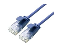 Roline Grön 21443942 Rj45 Nätverkskabel, Patchkabel Cat 6A U/Utp 0,5 M Blå 1 St