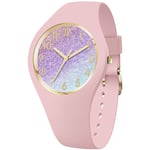 Montre Femme ICE WATCH GLITTER 022569 Silicone Rose Small 30mm Sub 100mt