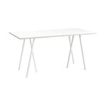 HAY Loop Stand incl. support baaripöytä 92,5x200 cm White-white laminate-plywood