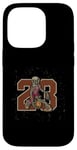 Coque pour iPhone 14 Pro Skeleton Playing Basketball It's Too Late to Play Sports