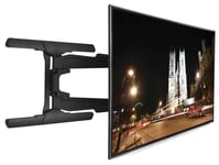 B-Tech Ultra Slim Twin Arm Pull Out TV Wall Bracket for LG 40 Inch TVs