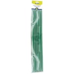 Tenax Arceaux en Plastique pour Serres Tunnel Vert, Lot de 6 Tubes de 85 cm + 3 raccords de 15 cm, pour Créer la Structure à Arcs de Serres Tunnel pour Potager