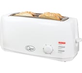 QUEST 35049 4-Slice Toaster - White, White